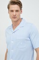 Βαμβακερές πιτζάμες Polo Ralph Lauren 714899652 μπλε