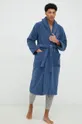 Βαμβακερό μπουρνούζι Polo Ralph Lauren μπλε