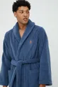 niebieski Polo Ralph Lauren szlafrok bawełniany