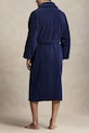Pamučni kućni orgtač Polo Ralph Lauren 714899683 mornarsko plava SS26