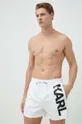 Kratke hlače za kupanje Karl Lagerfeld bijela