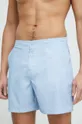 modra Kopalne kratke hlače Abercrombie & Fitch Moški