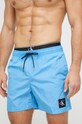 Calvin Klein szorty kąpielowe niebieski KM0KM00846.PPYX