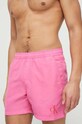 Calvin Klein szorty kąpielowe różowy KM0KM00806.PPYX