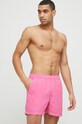 Calvin Klein szorty kąpielowe KM0KM00806.PPYX różowy SS23