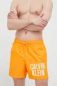 Calvin Klein szorty kąpielowe pomarańczowy