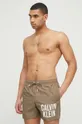 brązowy Calvin Klein szorty kąpielowe Męski