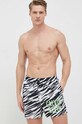 Calvin Klein szorty kąpielowe wzorzyste czarny KM0KM00795.PPYX