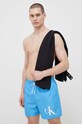 Calvin Klein pantaloni scurti de baie cu modele albastru KM0KM00849.PPYX