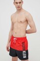 Calvin Klein szorty kąpielowe Planet friendly czerwony KM0KM00796.PPYX