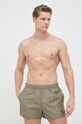 Plavkové šortky Calvin Klein KM0KM00847.PPYX zelená SS23