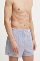 Odzież Lacoste bokserki bawełniane 3-pack 7H3394 granatowy