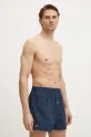 Lacoste cotton boxer shorts 3-pack navy 7H3394