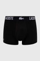 crna Bokserice Lacoste 3-pack