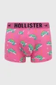 Hollister Co. bokserki 3-pack różowy