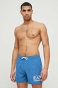 EA7 Emporio Armani szorty kąpielowe Planet friendly granatowy 902000.3R739