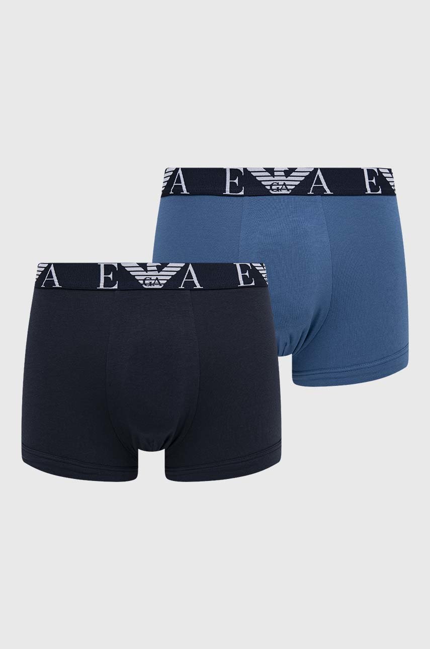 granatowy Emporio Armani Underwear bokserki 2-pack Męski