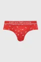 Slipy Emporio Armani Underwear 3-pak červená