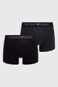 Boxerky Emporio Armani Underwear 2-pack jemný vzor černá 111210.3R504