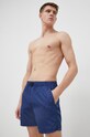 Plavkové šortky Guess Planet friendly námořnická modř F3GT04.WO07F