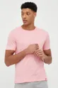 Βαμβακερές πιτζάμες United Colors of Benetton ροζ