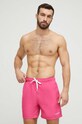Armani Exchange szorty kąpielowe Planet friendly różowy 953035.CC630