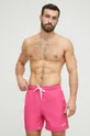 różowy Armani Exchange szorty kąpielowe Męski