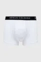 Boxerky Armani Exchange 3-pak biela