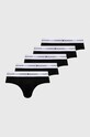 Tommy Hilfiger slipy 5-pack dzianina czarny UM0UM02905.PPYX