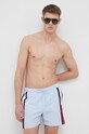 Tommy Hilfiger szorty kąpielowe Planet friendly niebieski UM0UM02730.PPYX