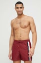 Tommy Hilfiger szorty kąpielowe Planet friendly bordowy UM0UM02857.PPYX