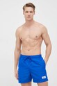 Plavkové šortky Tommy Jeans Planet friendly modrá UM0UM02801.PPYX