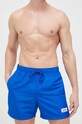 Plavkové šortky Tommy Jeans UM0UM02801.PPYX modrá SS23