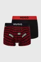 czerwony HUGO bokserki 2-pack Męski