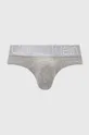 Slip gaćice Calvin Klein Underwear 3-pack svijetlo siva
