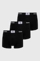 Calvin Klein Underwear bokserki 3-pack dzianina czarny 000NB3528A.PPYX