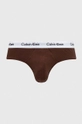 Moške spodnjice Calvin Klein Underwear 3-pack rjava