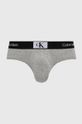 Ρούχα Σλιπ Calvin Klein Underwear 3-pack 000NB3527A.PPYX γκρί