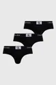 čierna Slipy Calvin Klein Underwear 3-pak Pánsky