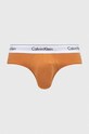 Slip gaćice Calvin Klein Underwear 3-pack narančasta 000NB2379A.PPYX