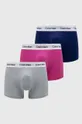 μωβ Μποξεράκια Calvin Klein Underwear 3-pack Ανδρικά