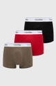 rdeča Boksarice Calvin Klein Underwear 3-pack Moški