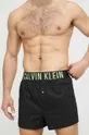 Bombažne boksarice Calvin Klein Underwear 2-pack črna
