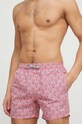 Pepe Jeans szorty kąpielowe Folk Planet friendly pomarańczowy PMB10362.179