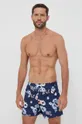 Kratke hlače za kupanje Abercrombie & Fitch mornarsko plava
