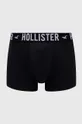 Boxerky Hollister Co. 5-pak čierna