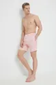 Plavkové šortky Hollister Co. ružová