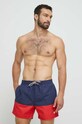 Pepe Jeans pantaloni scurti de baie Planet friendly bleumarin PMB10372.585
