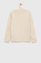 Детски памучен суичър Calvin Klein Jeans IU0IU00397.PPYX бежов SS23
