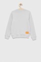 Детски памучен суичър Calvin Klein Jeans IU0IU00162.PPYX сив SS23